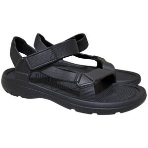 Totes Men Riley Everywear Adjustable Ankle Strap Sport Sandals Size US 11 Black